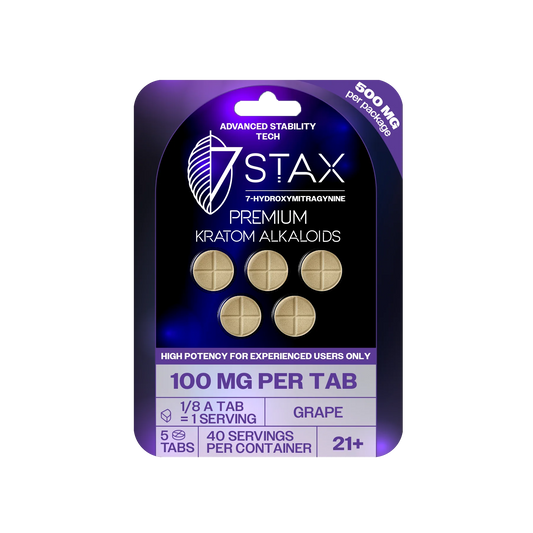 7STAX 7 HYDROXY GRAPE 500MG 5CT