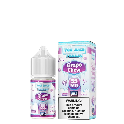 POD JUICE SALT FREEZE ALOE GRAPE 55MG 30ML