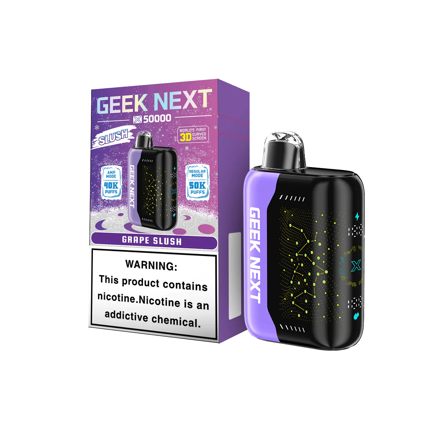 GEEK NEXT X50000 GRAPE SLUSH 50K