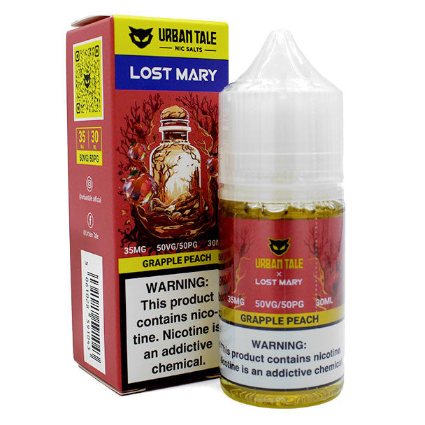 LOST MARY URBAN TALE E-LIQUID GRAPPLE PECH 35MG 30ML