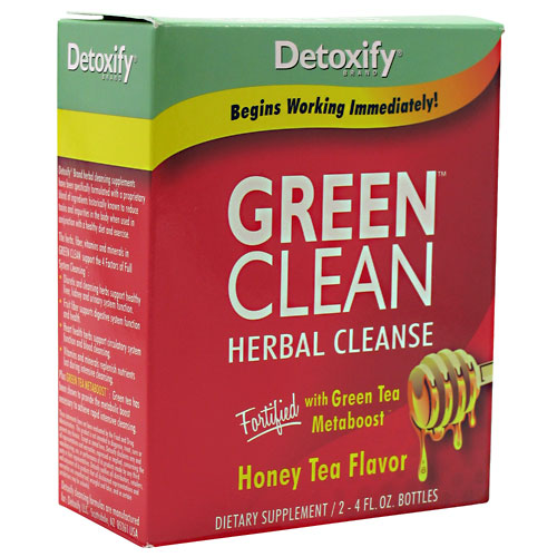 DETOXIFY GREEN CLEAN 8OZ BOTTLE HONEY TEA