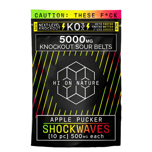 HI ON NATURE KO3 GUMY APPLE PUCKER 5000MG