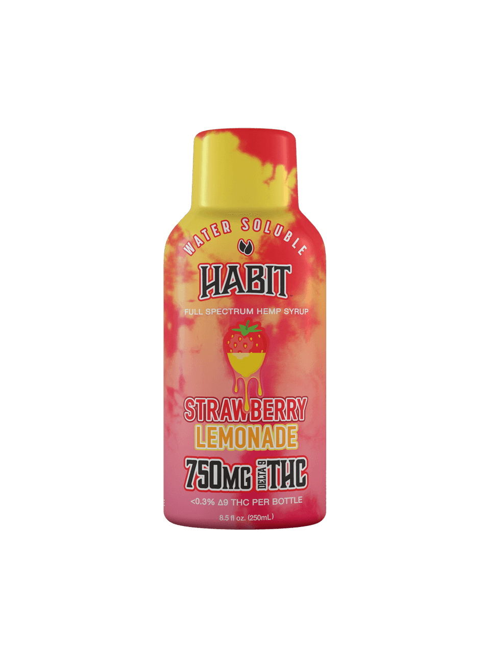 HABIT SYRUP D9 STRAWBERRY LEMONADE 750MG 250ML