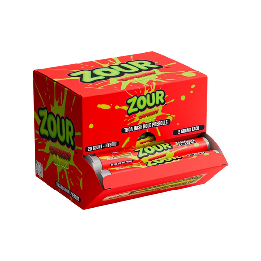 ZOUR STASH THCA HASH HOLES PROLL CHERRY LIME 2GM