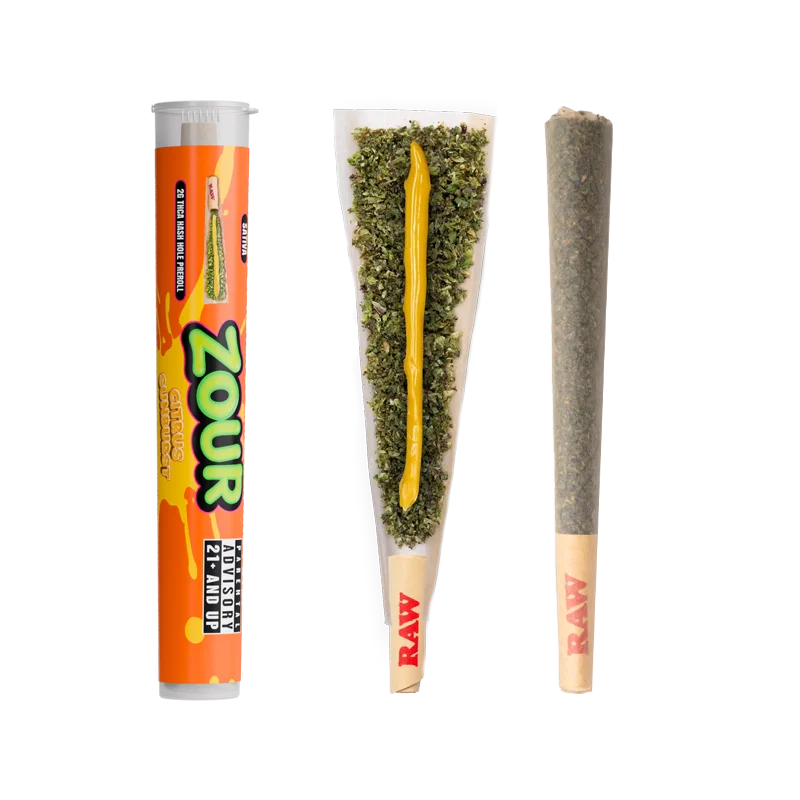 ZOUR HASHIEZ THCA HASH HOLES CITRUS SUNBURST SATIVA 1GM PROLL 3CT