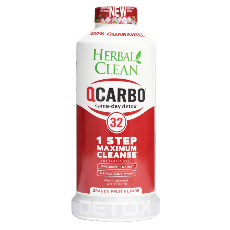 HERBAL CLEAN QCARGO DETOX DRAGON FRUIT 32 FLOZ