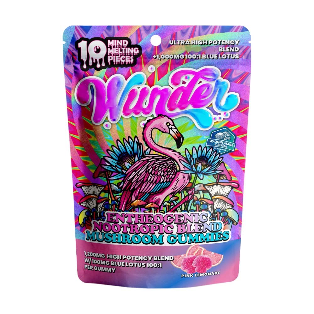 WUNDER ENTHEOGENIC MSHRM GUMY PINK LEMONADE 2400MG