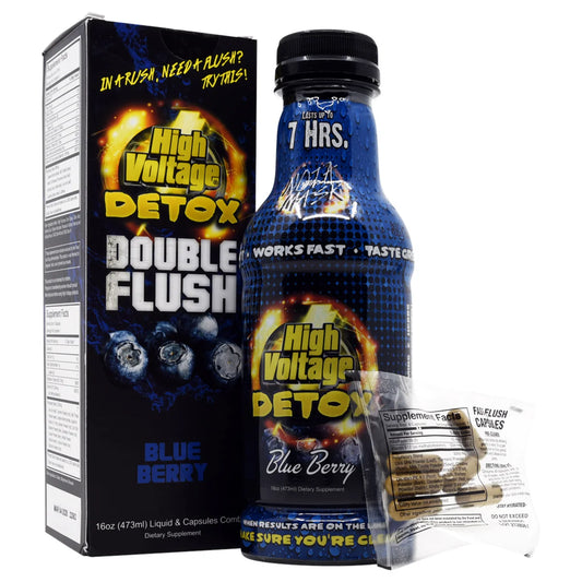 HIGH VOLTAGE DETOX DOUBLE FLUSH BLUE BERRY 16OZ
