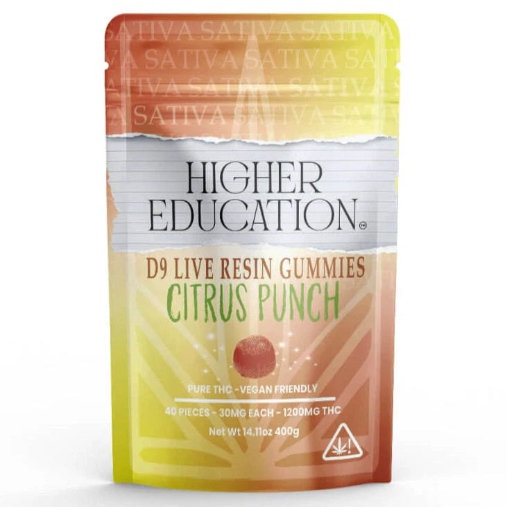 HIGHER EDUCATION D9 LR GUMY CTRS PNCH SAT 1200MG|860013389802|Pack Of|1