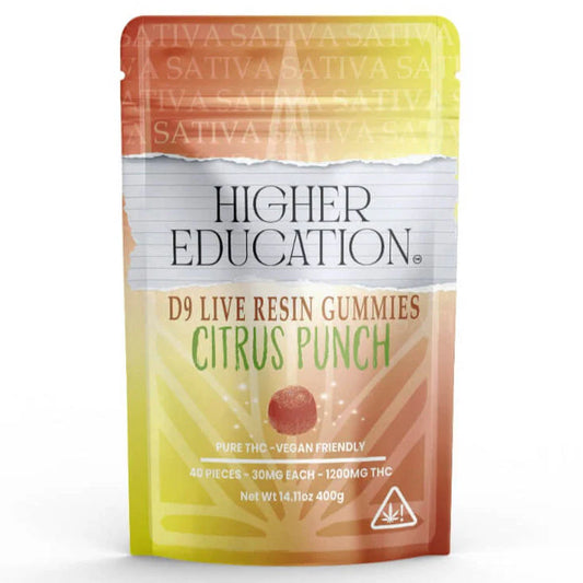 HIGHER EDUCATION D9 LR GUMY CTRS PNCH SAT 1200MG|860013389802|Pack Of|1