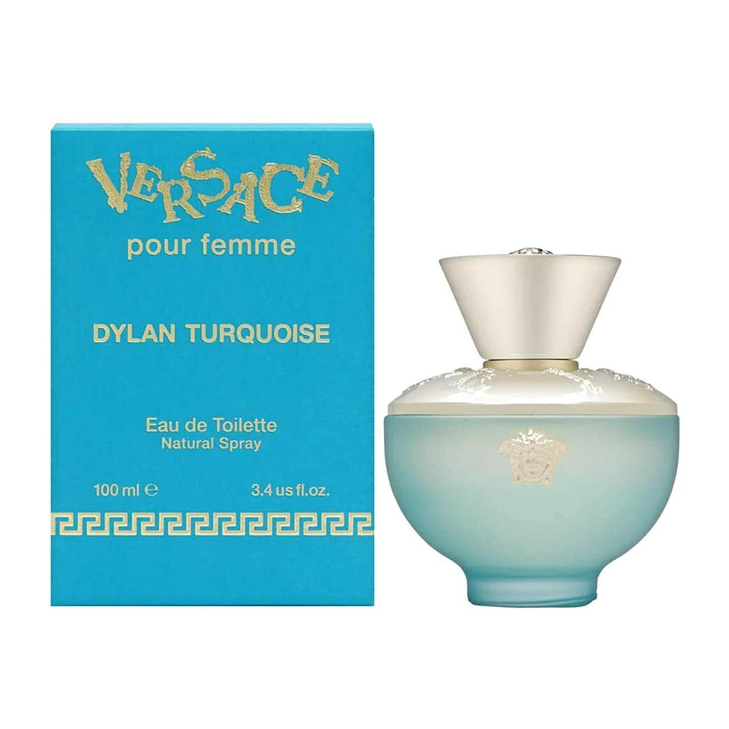 VERSACE POUR FEMME DYLAN TURQUOISE 3.4OZ