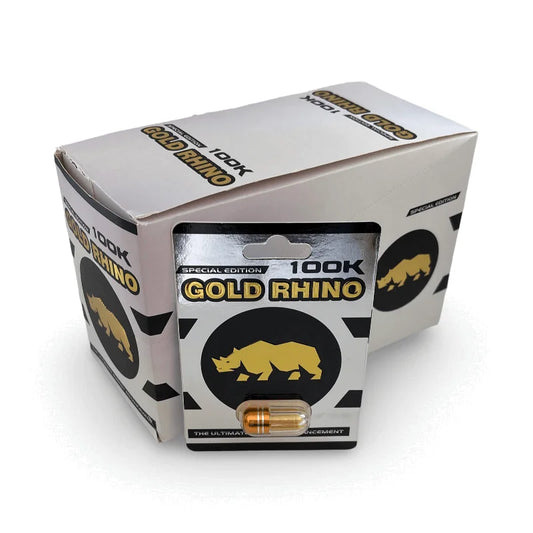 RHINO GOLD 100K 24CT 3D BOX