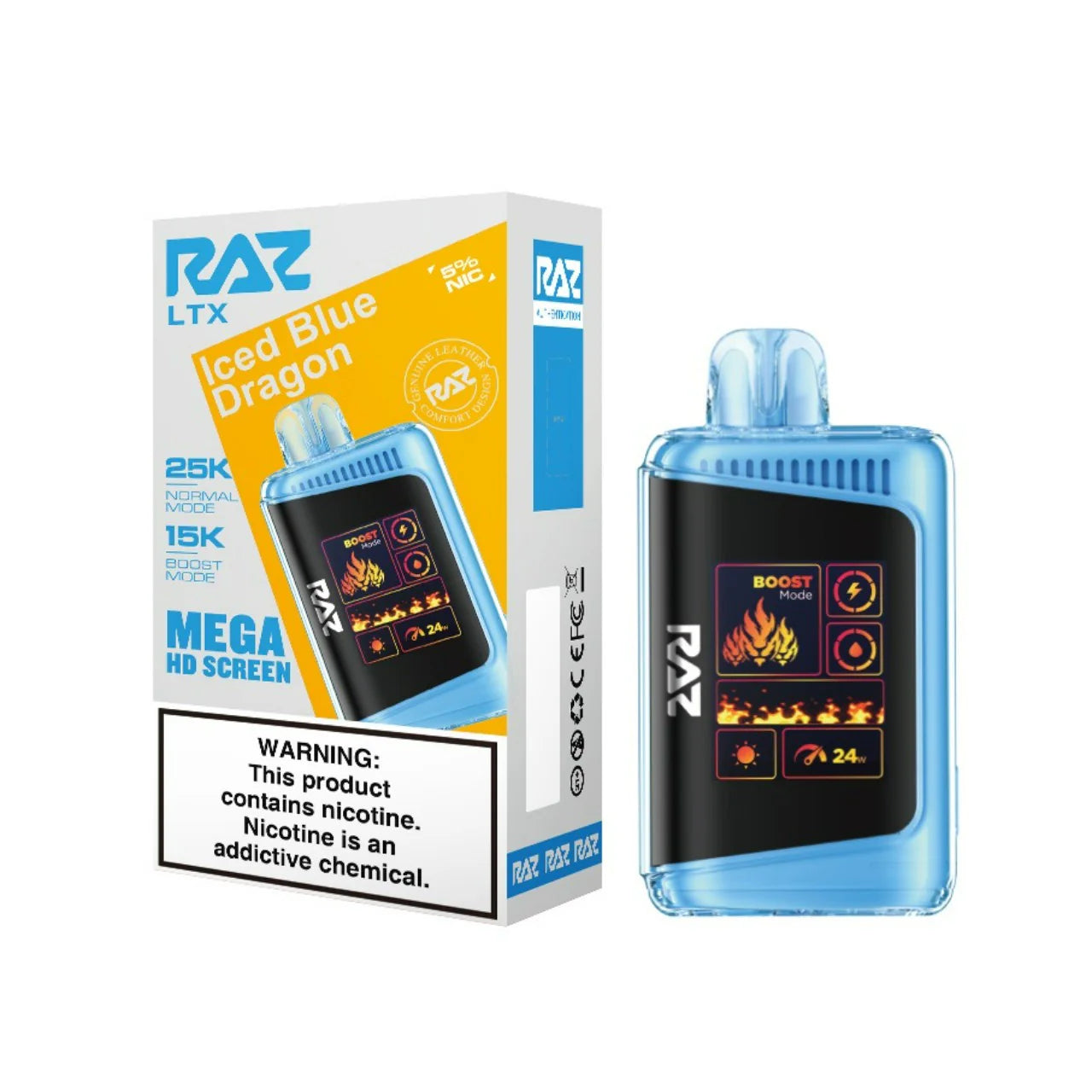 RAZ LTX 25K |ICED BLUE DRAGON 25K |6972777971248|PKOF 5