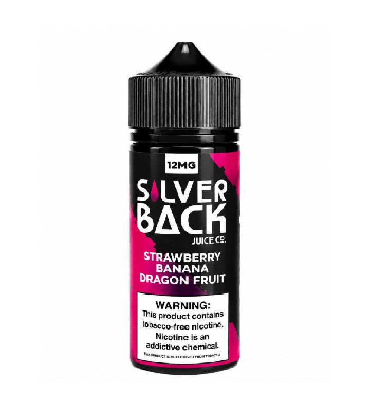SILVERBACK JUICE CO STRWBRY BNANA DRGN FRUT 12MG 120ML