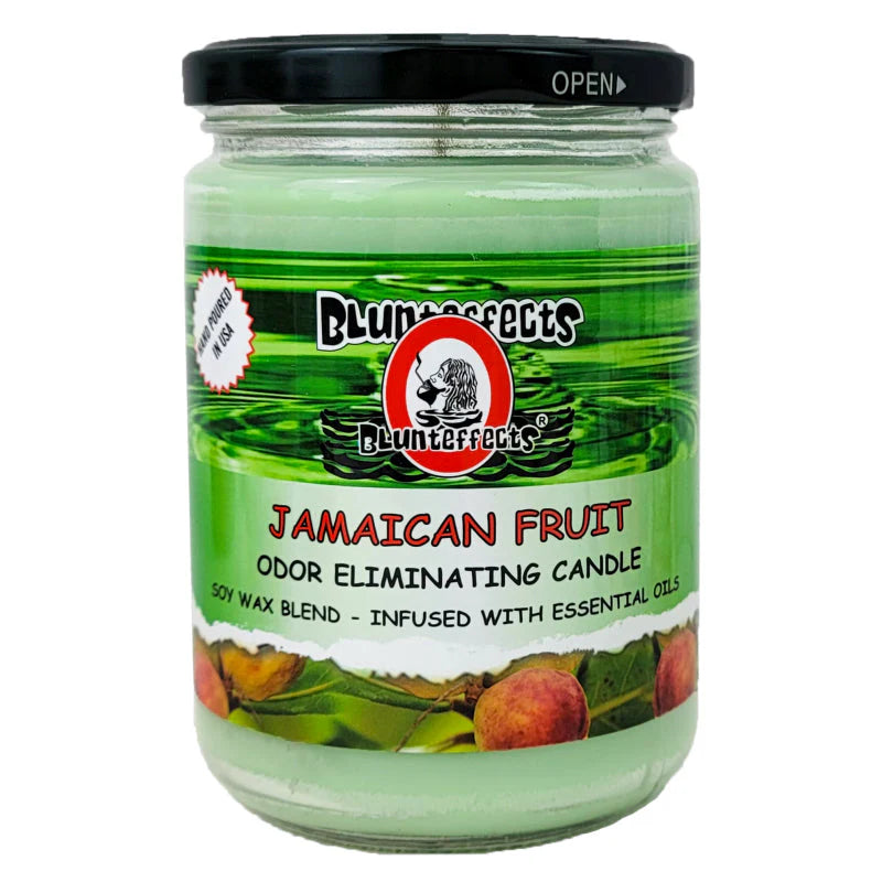 BLUNTEFFECT ODOR CANDLE JAMAICAN FRUIT 13OZ