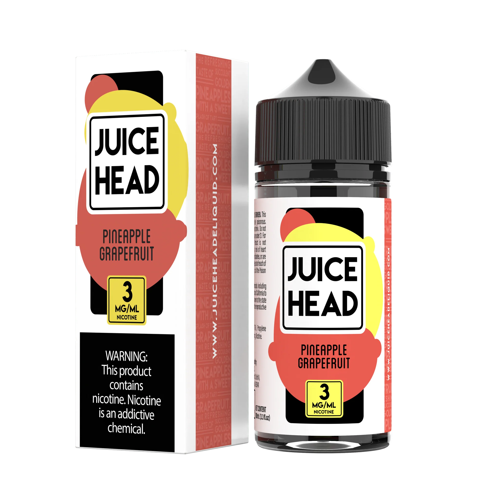 JUICE HEAD PINAPL GRPFRUT 100ML 3MG