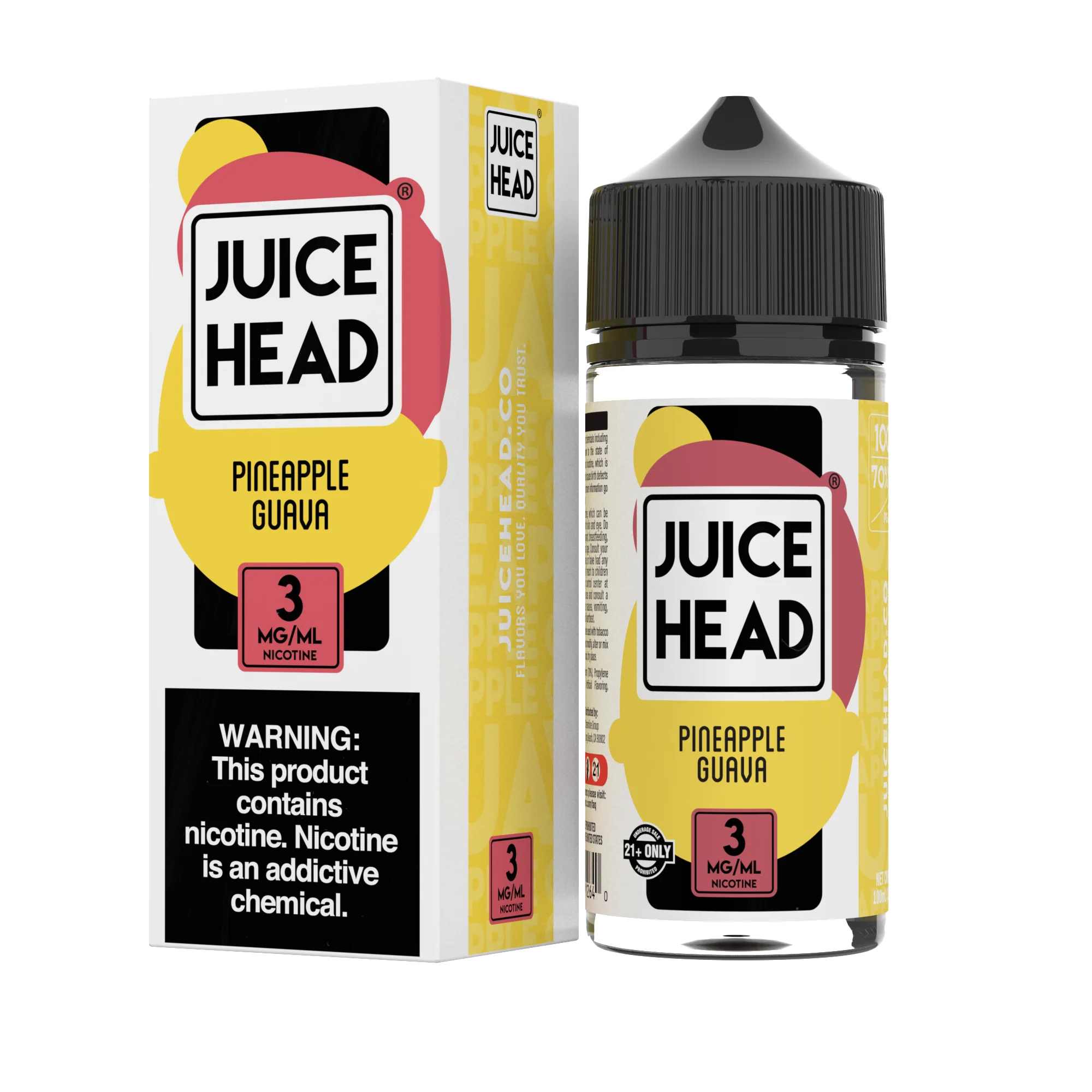 JUICE HEAD PINAPL GUAVA 100ML 3MG
