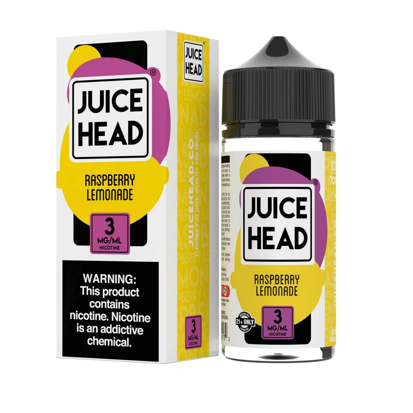 JUICE HEAD RASPBERRY LEMONADE 3MG 100ML