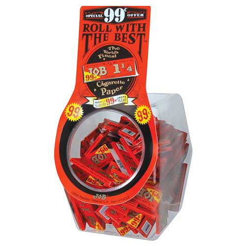JOB 1.25 CIGARETTE PAPER ORANGE 100CT