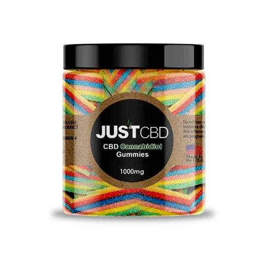 JUST CBD CANNABIDIOL GUMY GUMY RIBBIONS 1000MG