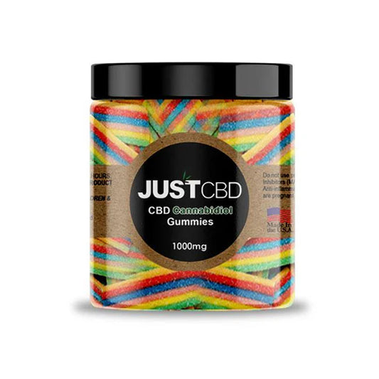 JUST CBD CANNABIDIOL GUMY GUMY RIBBIONS 1000MG