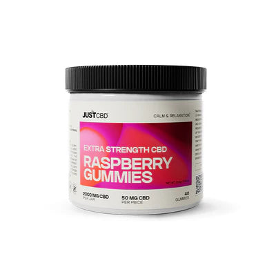 JUST CBD GUMMIES RASPBERRY 2000MG