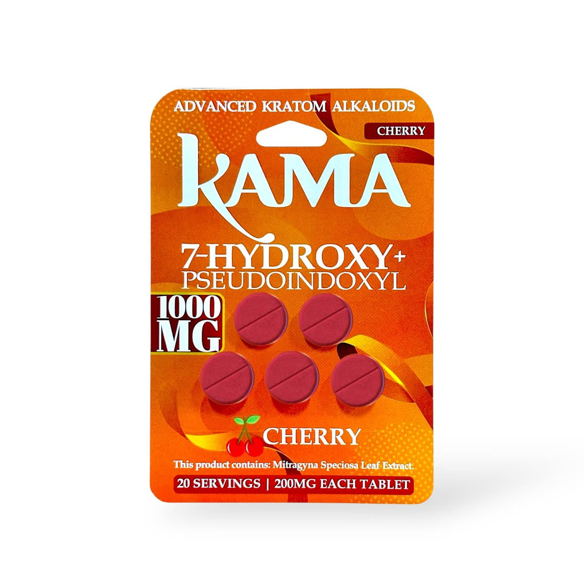 KAMA 7 HYDROXY PLUS PSEUDOINDOXYL CHERRY 1000MG