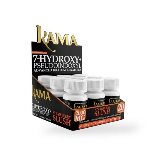 KAMA 7 HYDROXY PLUS PSEUDO STRWBERY SLUSH 2000MG 20CT