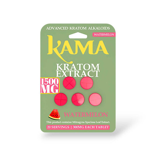 KAMA KRATOM EXTRACT WATERMELON 1500MG 5CT