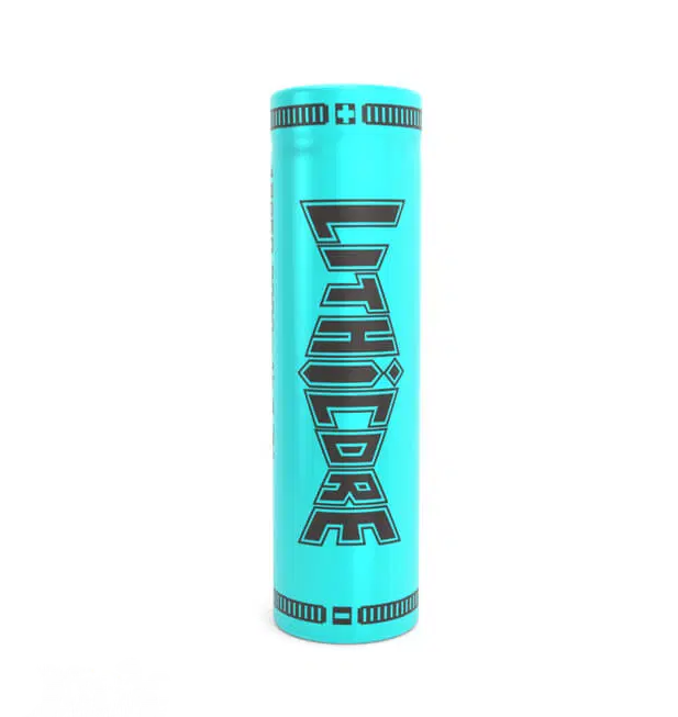 LITHICORE 18650 BATTERY GREEN 3000MAH
