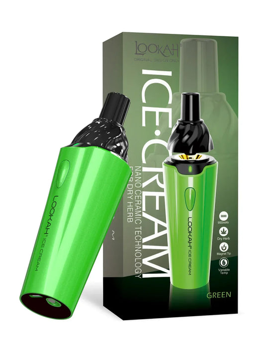 LOOKAH ICE CREAM VAPRORIZER GREEN 950MAH 1CT