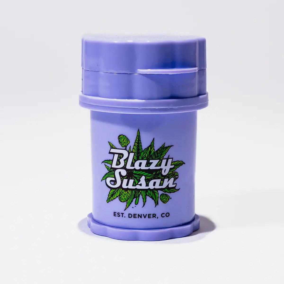 BLAZY SUSAN HERB SAVER GRINDER LARGE 4PT PURPLE