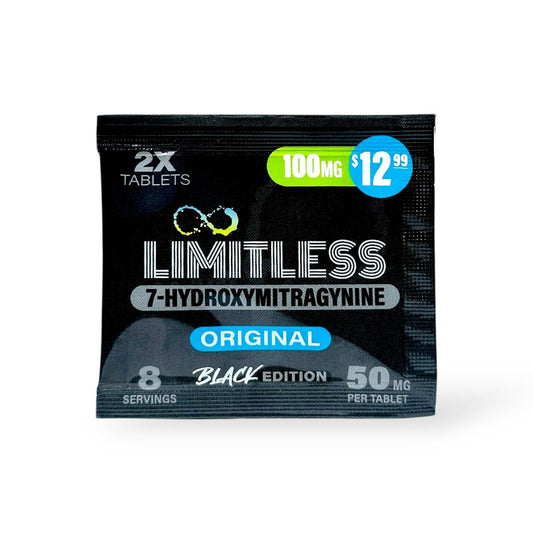 LIMITLESS BLK EDT 7 HYDROXY ORIGINAL 50MG 10CT