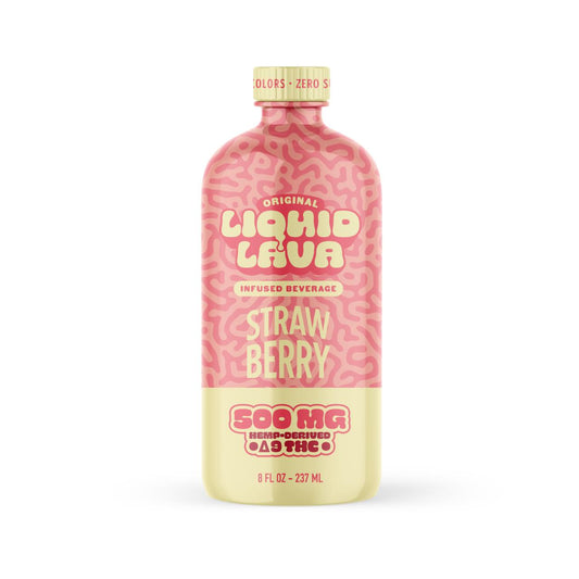 LIQUID LAVA STRAWBERRY 500MG 8OZ