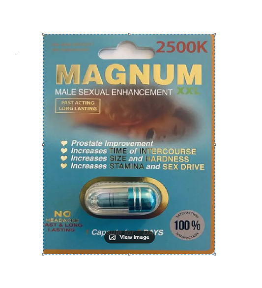 MAGNUM MALE ENHANCEMENT BLUE 2500K XXL