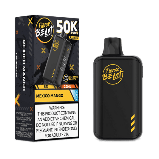 FLAVOR BEAST 50K|FLAVOR BEAST XBM50 MEXICO MANGO 50K|827152235810