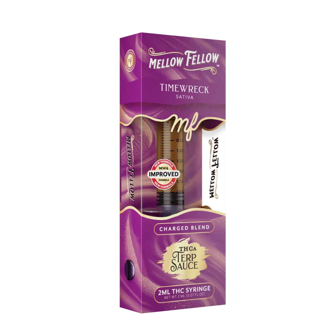 MELLOW FELLOW THCP-THCA TERP SAUCE TIMEWRECK SYRINGE STVA 2ML