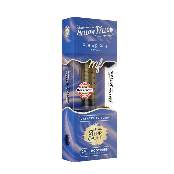 MELLOW FELLOW THCP-THCA TERP SAUCE POLAR POP SYRINGE STVA 2ML