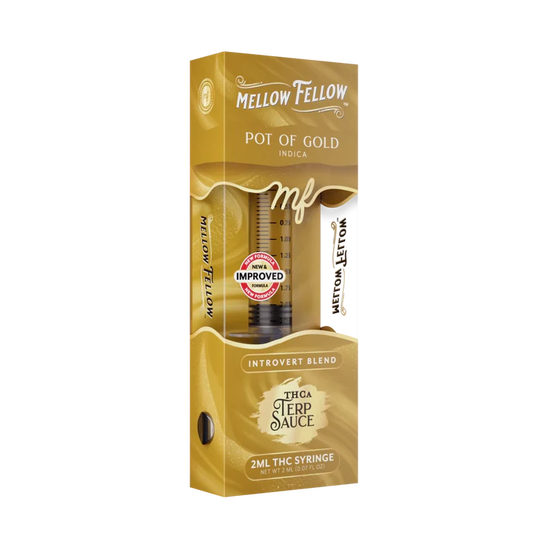 MELLOW FELLOW THCP-THCA TERP SAUCE POT OF GOLD SYRINGE INDCA 2ML