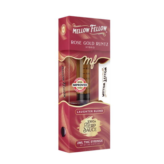 MELLOW FELLOW THCP-THCA TERP SAUCE ROSE GOLD RUNTZ SYRINGE HYBD 2ML