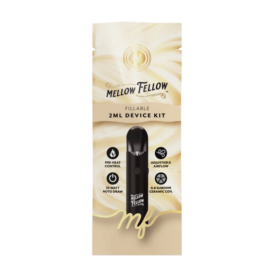 MELLOW FELLOW REFILLABLE DEVICE KIT 2ML 18CT JAR