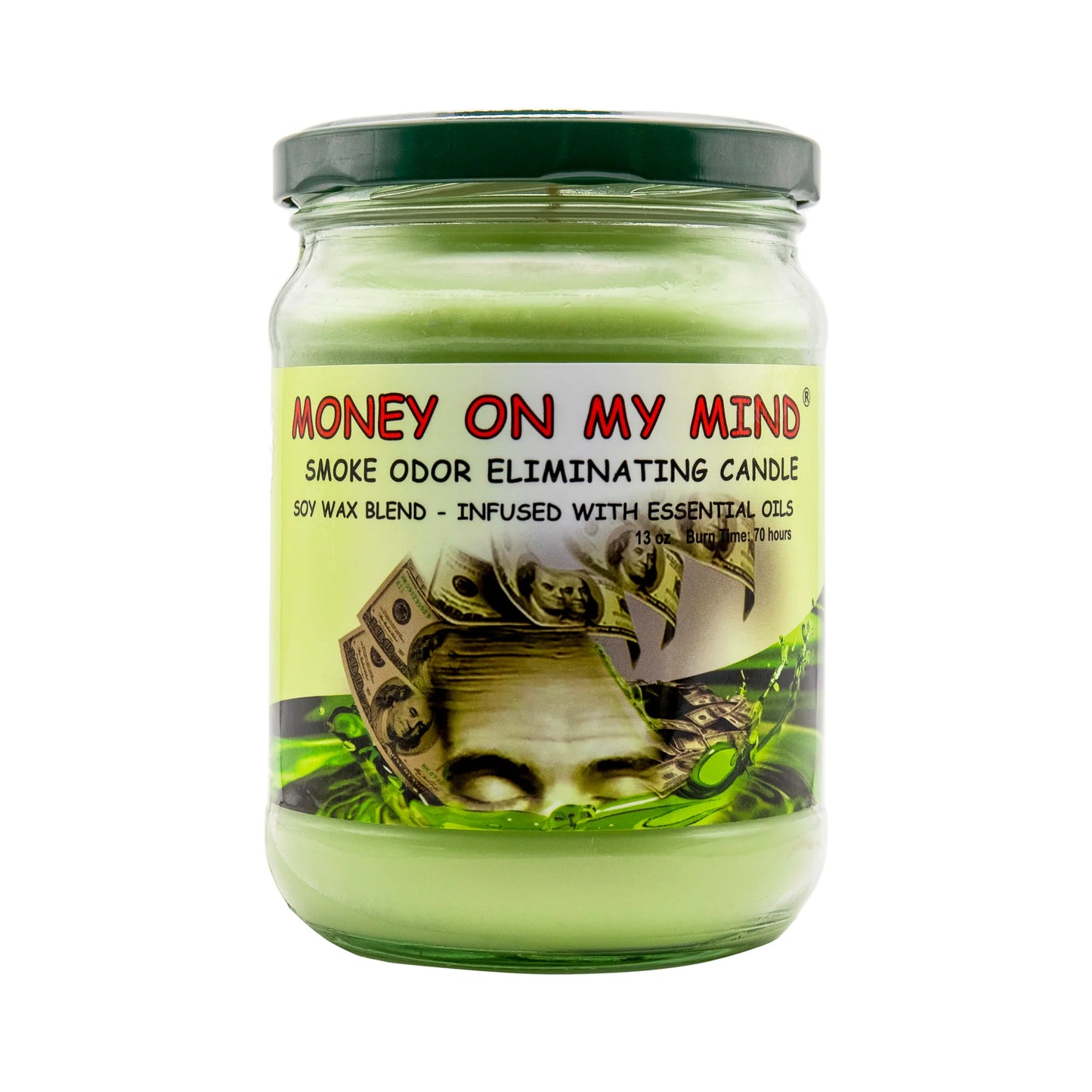 BLUNTEFFECT ODOR CANDLE MONEY ON MY MINDE 13OZ