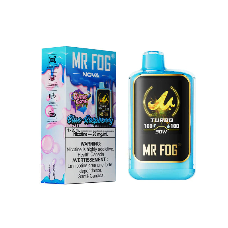 MR FOG NOVA BUBBLE GANG BLUE RASPBERRY 36K