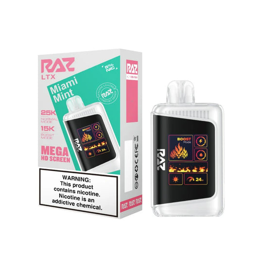 RAZ LTX 25K |MIAMI MINT 25K |6978269660355|PKOF 5