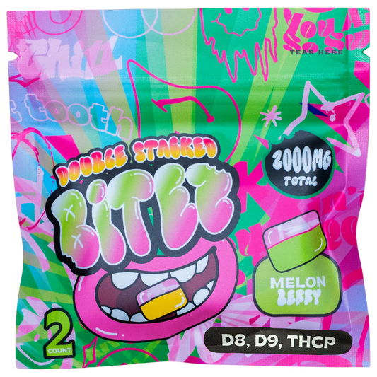 DOUBLE STACKED BITES D9 MELON BERRY GUMY 2000MG