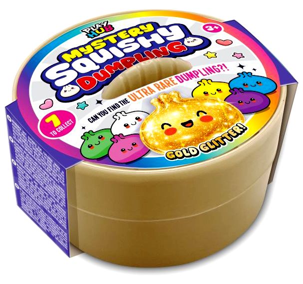 SQUISHY DUMPLING GOLDEN GLITTER 12CT
