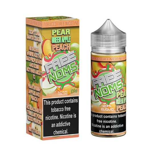 NOMS PEAR GREENAPPLE PEACH 120ML 6MG