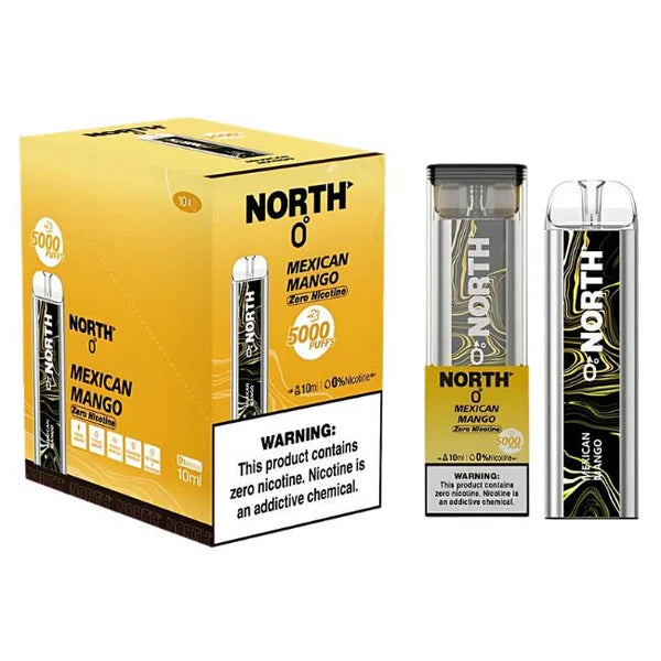 NORTH ZERO NICOTINE MEXICAN MANGO 5K