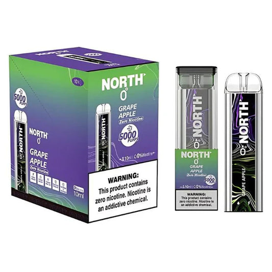 NORTH ZERO NICOTINE GRAPE APPLE 5K