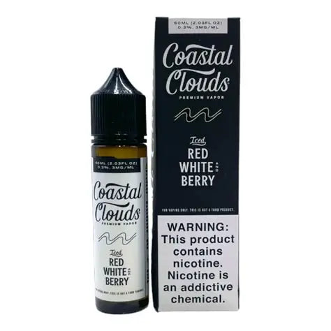COASTAL CLOUDS ICED RED WHITE BERRY 3MG 60ML